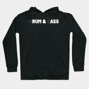 Drum And Bass Rum Ass Funny Party Saying Hoodie
